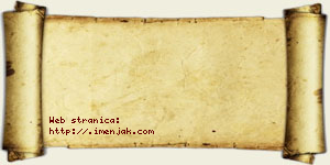 Vanja Zebić vizit kartica